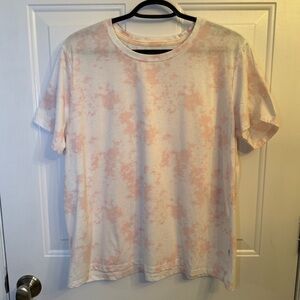 Eddie Bauer - White & Pink Tie Dye T-Shirt